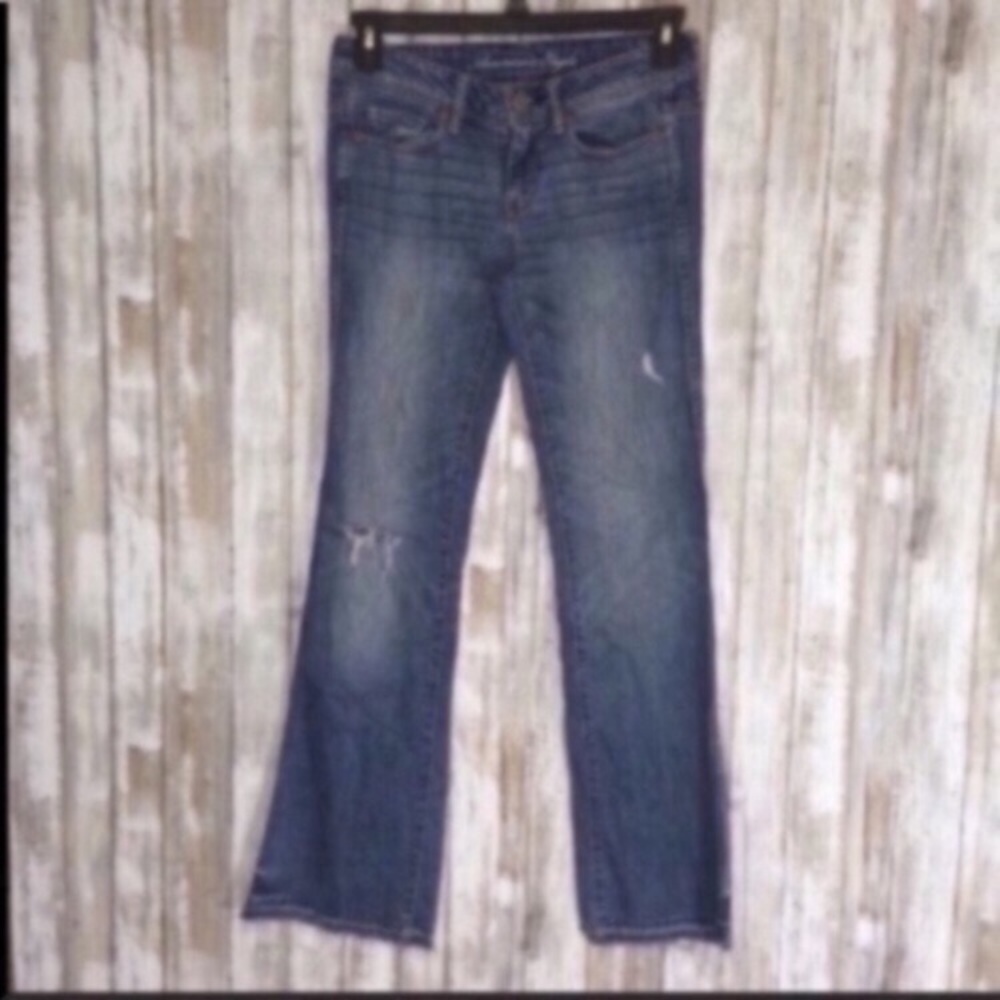 American Eagle Distressed Flare Jeans